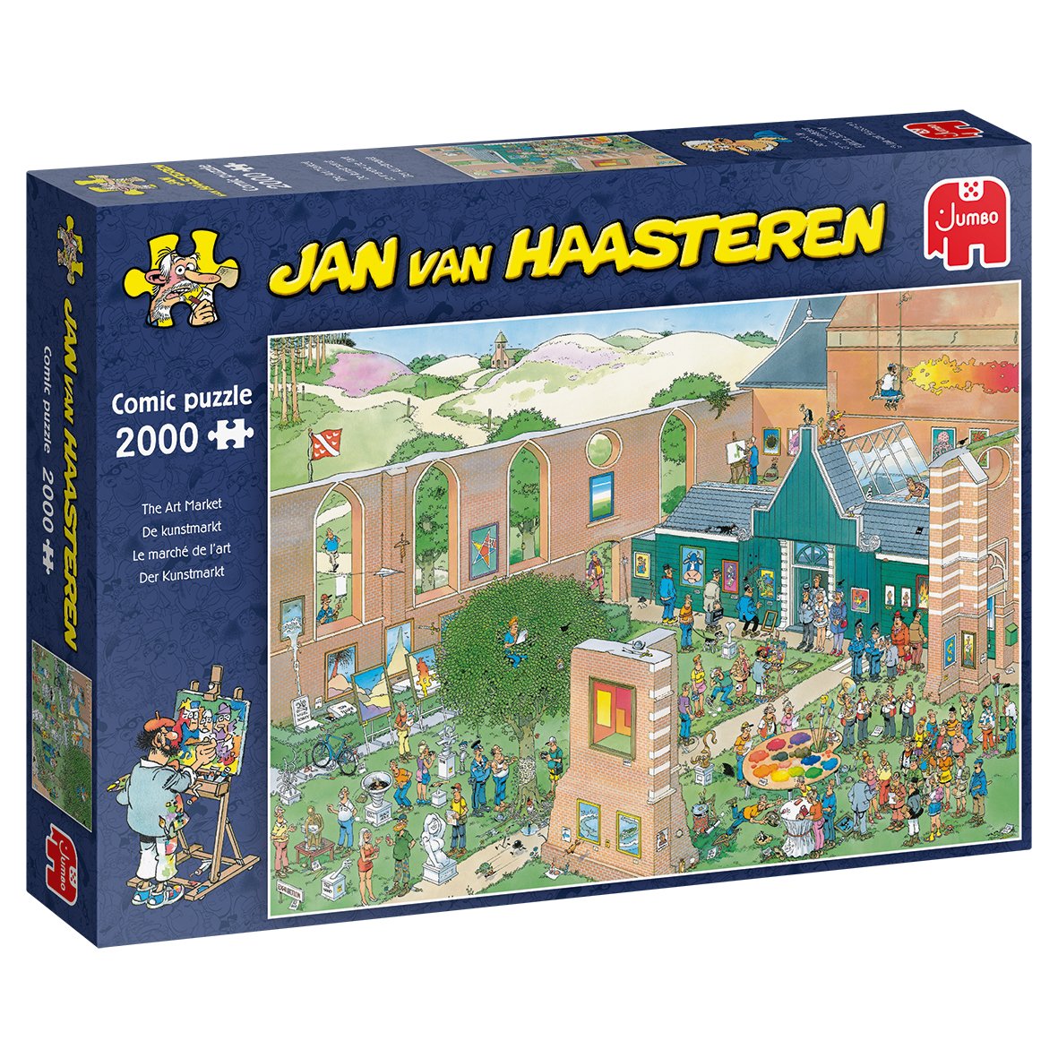 Jumbo Jan Van Haasteren Der Kunstmarkt 2000 Teile Puzzle (20023)