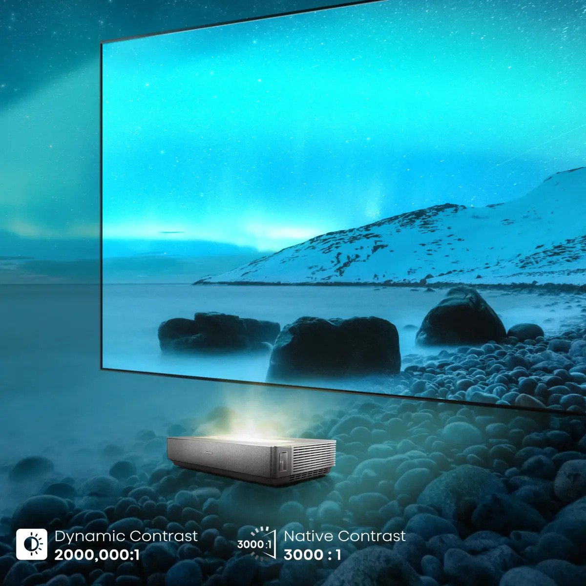 EAN 6942351409559 - Hisense 100L5ND proyector de TV Proyector de alcance ultracorto 2700 lúmenes ANSI DLP UHD 4K (3840x2160)  imagen 10