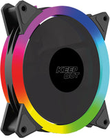 EAN 8435099534037 - KeepOut XFC-120SR sistema de refrigeración para ordenador Carcasa del ordenador Ventilador 12 cm Negro imagen 2