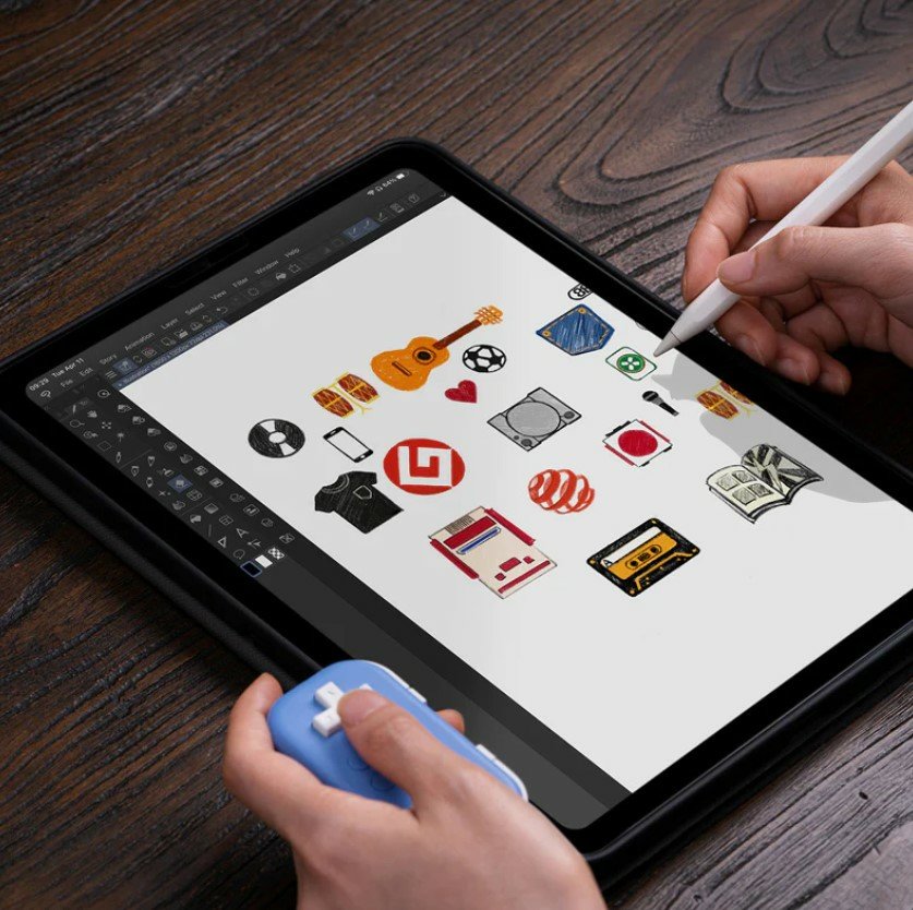 8bitdo Micro Bluetooth Gamepad Azul, Para Nintendo Switch, Android, Raspberry Pi  Ret00384