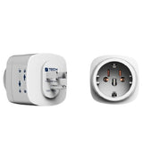 EAN 5018404009012 - C-TECH TBU-901 adaptador de enchufe eléctrico Universal Blanco imagen 1