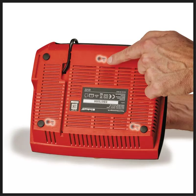 Cargador Einhell Power-X-Boostcharger 8a ,  Negro/Rojo