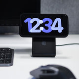 EAN 5904310703543 - Crong MagSpot Stand - 2-in-1 drahtloses Ladegerät mit MagSafe für iPhone und AirPods (schwarz) Smartphone imagen 9