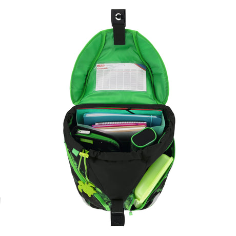 EAN 4008110370644 - Herlitz SoftLight Plus Greenline Explorer juego de mochila escolar Niño Poliéster Negro, Verde imagen 5