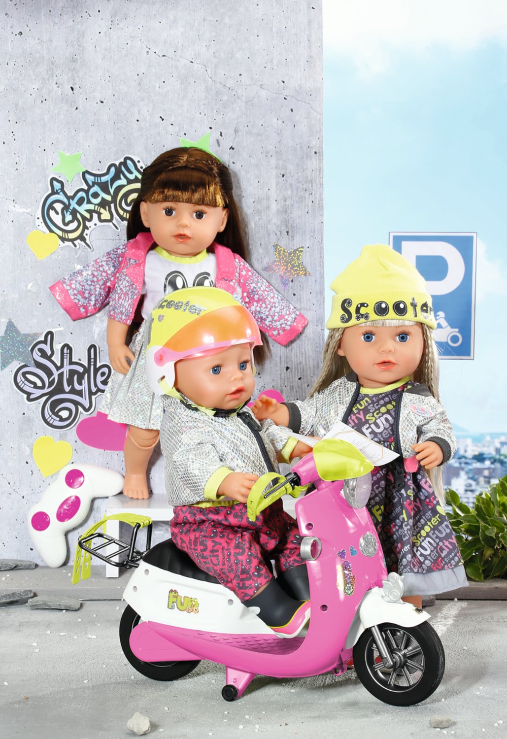 Accesorios Para Muñecas Zapf Creation Baby Born® City Deluxe Style 43 Cm,  830208