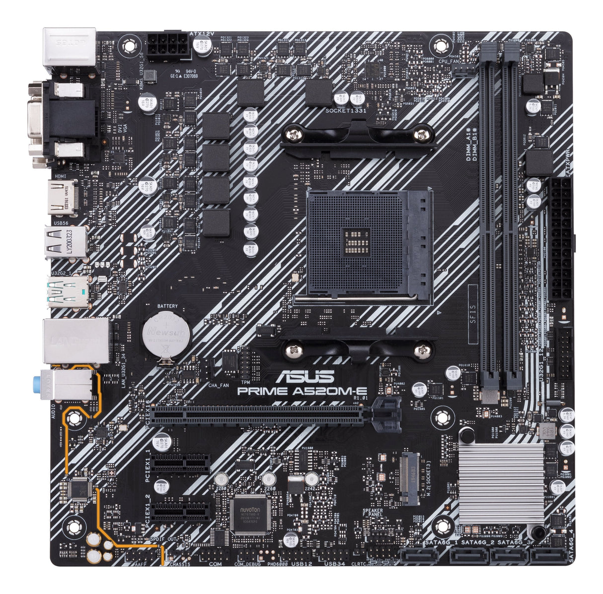 Asus Prime A520m-E/Csm Amd A520 Zócalo Am4 Micro Atx