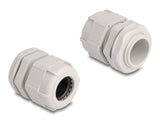 Delock 60656 Prensacables M25 10 Piezas Gris