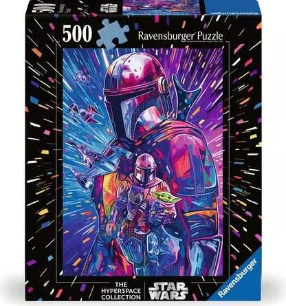 Ravensburger Puzzle Star Wars Hyper Space Collection: The Mandalorian (500 Teile, Large Pieces) 12001339