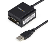 Startech Cable Usb 2.0 A Puerto Serie Rs232 Db9 Con Retencion Del Puerto De Asignacion Com 1,80m Negro