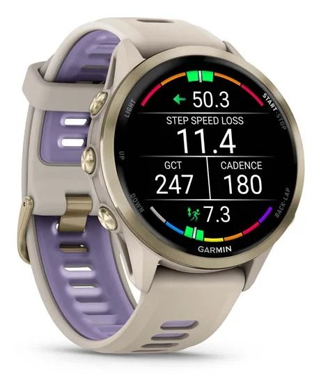 Garmin Forerunner 970 - 47mm - Blancostone/Transl. Indigo