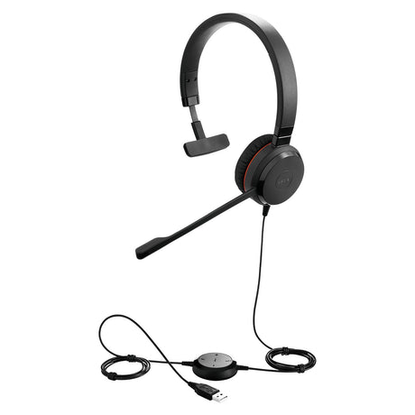 EAN 5706991021141 - Jabra Evolve 20 Auriculares Alámbrico Diadema Oficina/Centro de llamadas USB tipo A Negro imagen 4