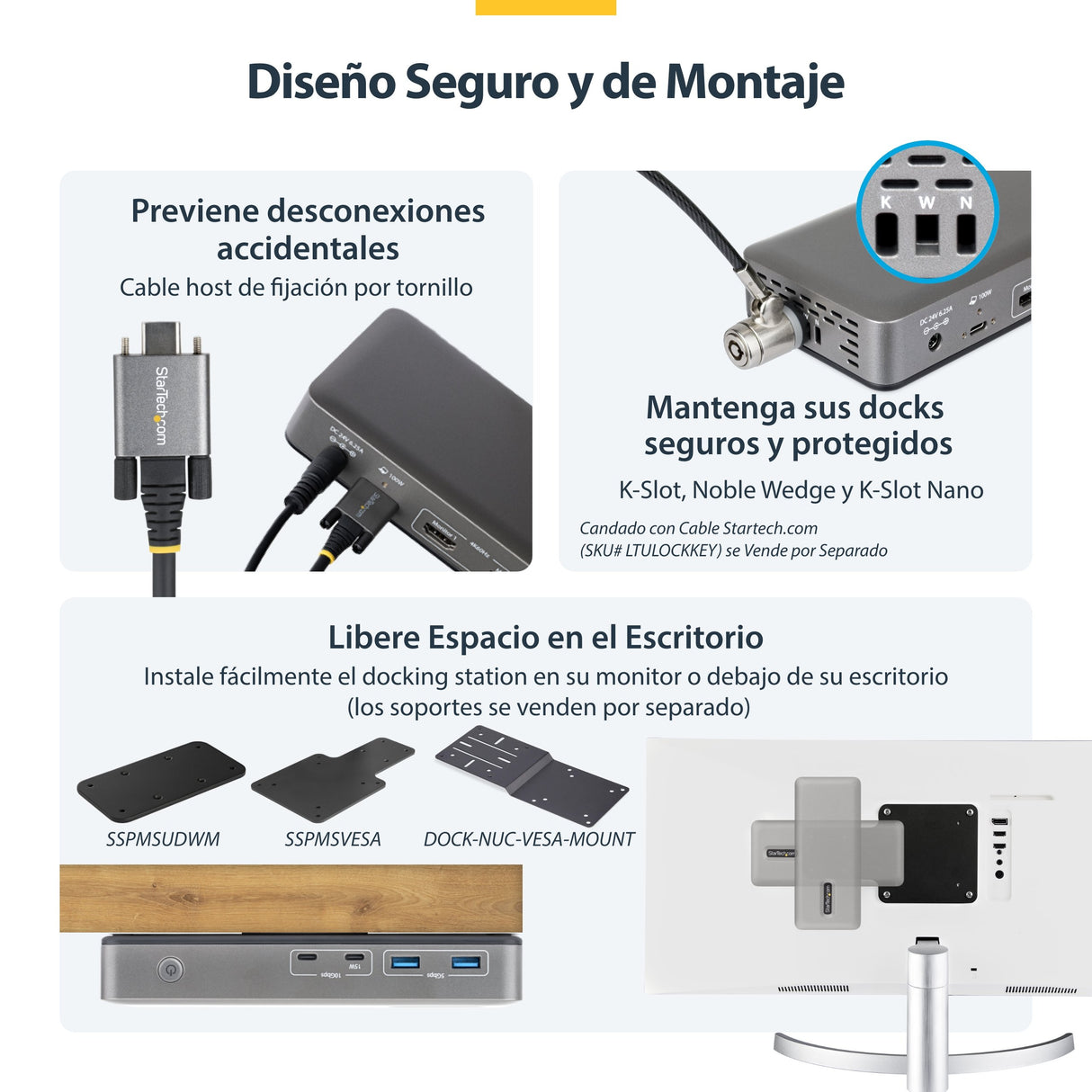 EAN 0065030921756 - StarTech.com 196UE-USBC-DOCK base para portátil y replicador de puertos Alámbrico USB 3.2 Gen 2 (3.1 Gen  imagen 10