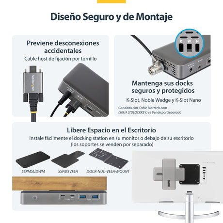 EAN 0065030921756 - StarTech.com 196UE-USBC-DOCK base para portátil y replicador de puertos Alámbrico USB 3.2 Gen 2 (3.1 Gen  imagen 10