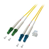 Duplex Cable De Red Lc Apc-Lc Os2 G652d 5m Lszh 2mm Gelb