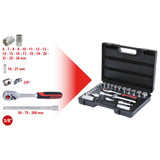 Ks Tools Knarre - 26 Uds. - 3/8" - In Maletín
