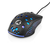 Nedis Ratn Gaming Cable1,5m Dpi Ajustable Botones: 7 Programables Diestro Rgb