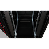 Roline 19-Zoll Netzwerkschrank Pro 32 He, 800x800 Bxt Glastr Schwarz