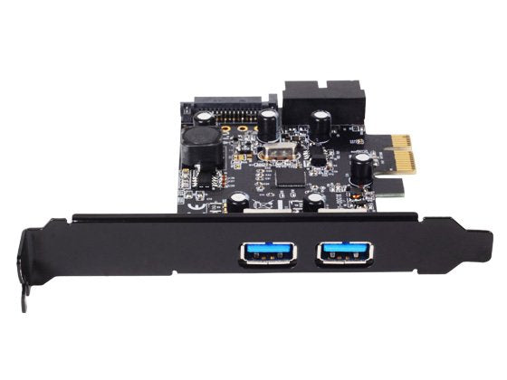 Silverstone  Ec04-E: Tarjeta Pci-E 1x Con 2 Salidas Usb 3.0 Trasera Y Dos Usb 3.0 Internas