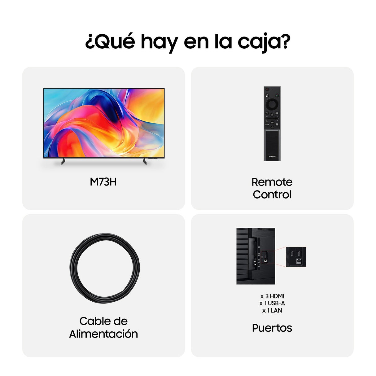 EAN 8806099138806 - Samsung TU50M73HAUXXC Televisor 127 cm (50") 4K Ultra HD Wifi Negro imagen 8