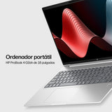 Hp Probook 4 G2ah Notebook Diseño De Bisagra En 177 Grados Amd Ryzen 5 220 / Hasta 4.9 Ghz Win 11 Pro Radeon 740m 16 Gb Ram 512 Gb Ssd Nvme 16" Ips 1920 X 1200 Gigabit Ethernet Wi-Fi 7 Bluetooth 6.0 Pike Silver (Plateado) Kbd: Esp