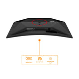 EAN 4038986113489 - AOC G4 C32G4Z pantalla para PC 80 cm (31.5") 1920 x 1080 Pixeles Full HD LCD Negro, Rojo imagen 3