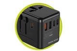 Mobile Origin 35w Travel Adapter Gan Pw4 Eu/Uk/Us/Aus 3c+2a