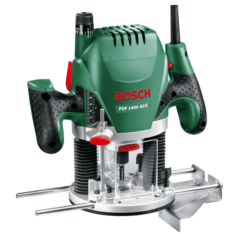 Fresadora Bosch Diy & Garden Pof 1400 Ace Verde/Negro, 1.400 W, Maletín 060326c800