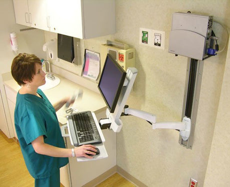EAN 0698833010572 - Ergotron 200 Series Combo Arm 61 cm (24") Pared Blanco imagen 4