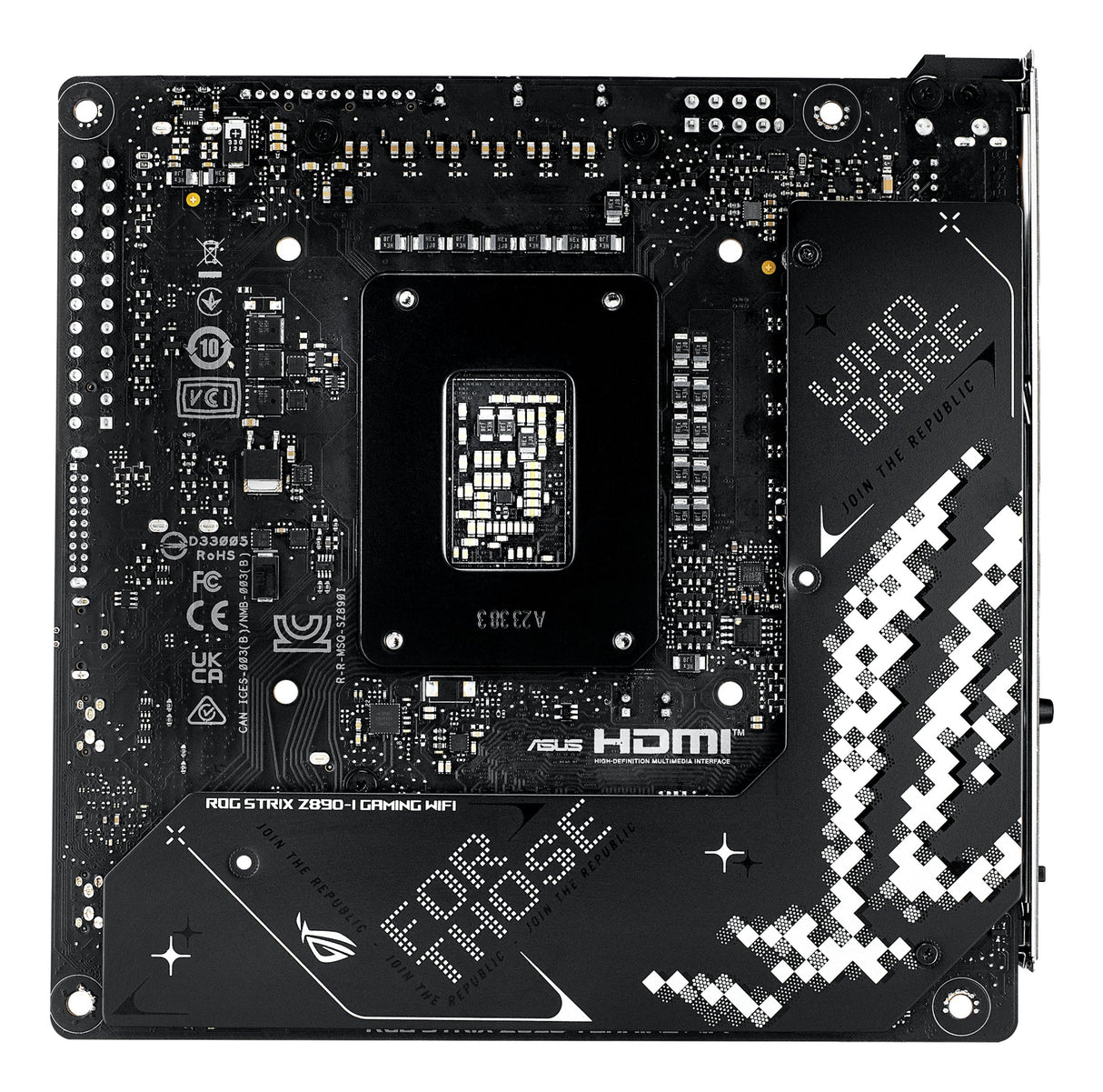 EAN 4711387755266 - ASUS ROG STRIX Z890-I GAMING WIFI Intel Z890 LGA 1851 (Socket V1) mini ITX imagen 4