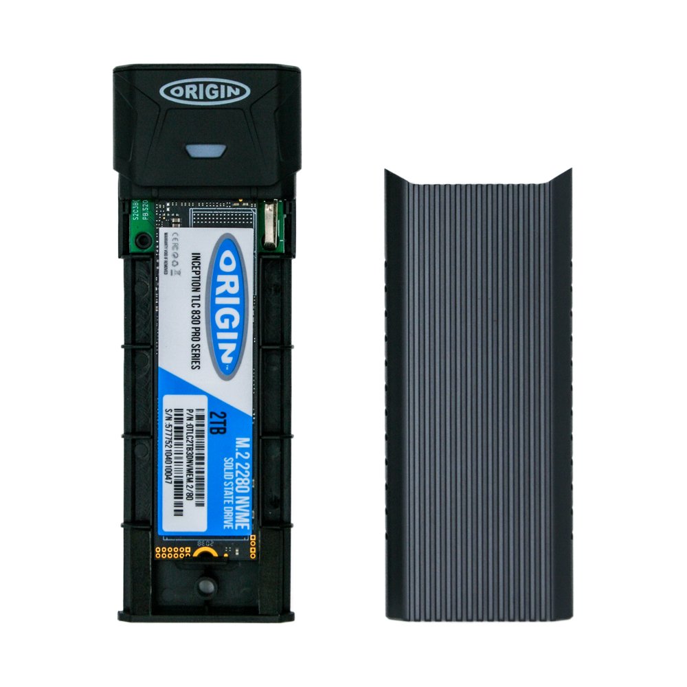 Origin Storage Os-Eucm2/Nvme-Sata, 512 Gb, Usb Type-A / Usb Type-C, 3.2 Gen 1 (3.1 Gen 1), 3200 Mb/S, Negro