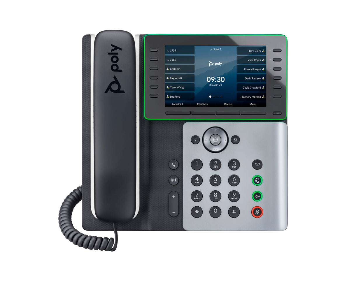 EAN 0197497341393 - HP Poly Edge E550 IP Phone and PoE-enabled teléfono IP Negro 12 líneas IPS Wifi imagen 1