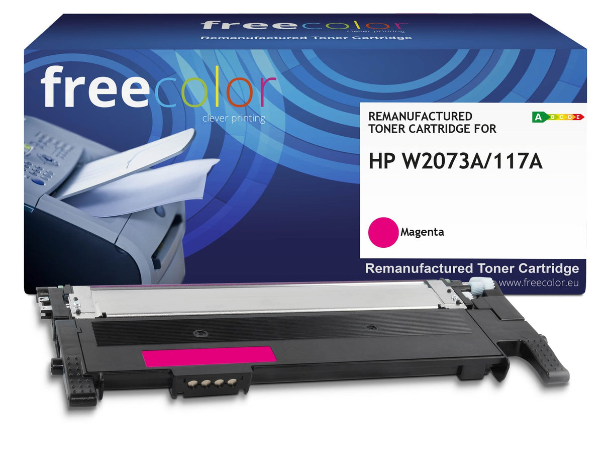 Freecolor Toner Hp 117a W2073a Magenta 700 Copias Remanufactured