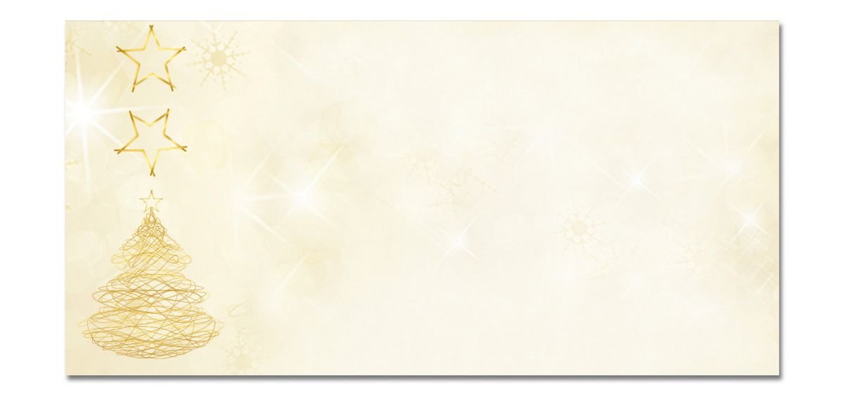 Sigel Weihnachtsbriefumschläge Graceful Christmas Din Largo Sin Fenster, 50 Unidades