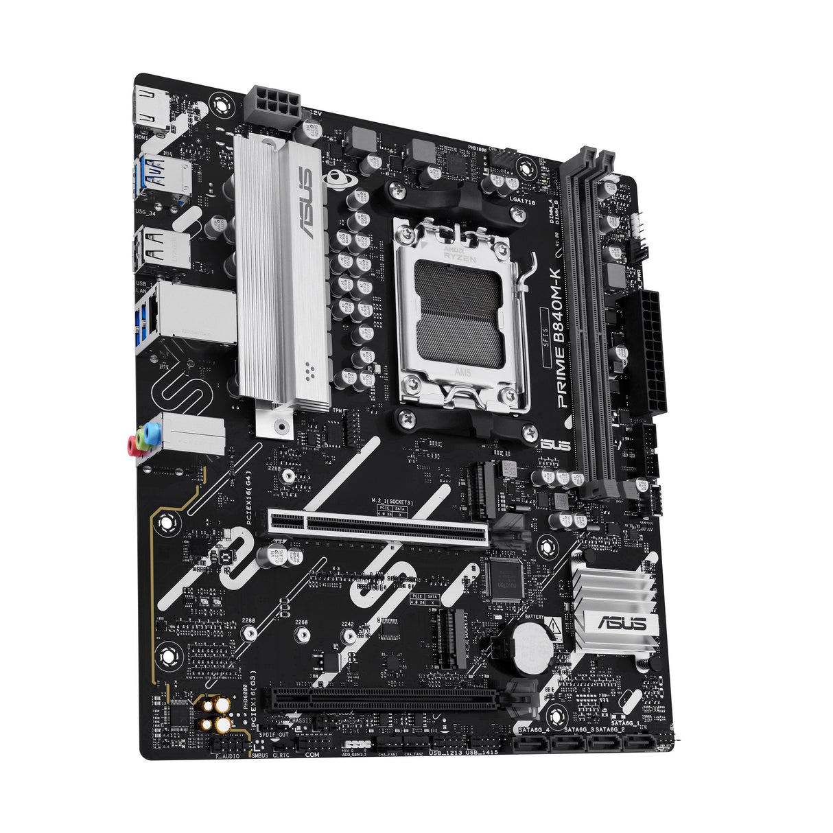 Placa  Base Asus Prime B840m-K Amd,Am5,Ddr5,Matx  90mb1pk0-M0eay0