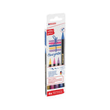 Edding Rotulador 1340 Glitter Brush Pen Estuche 4 Ud C/Surtidos