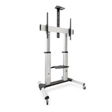 Tooq Soporte Suelo Ruedas Aluminio 60-100 - Plata