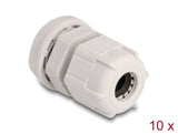 Delock 60653 Prensacables M12 10 Piezas Gris