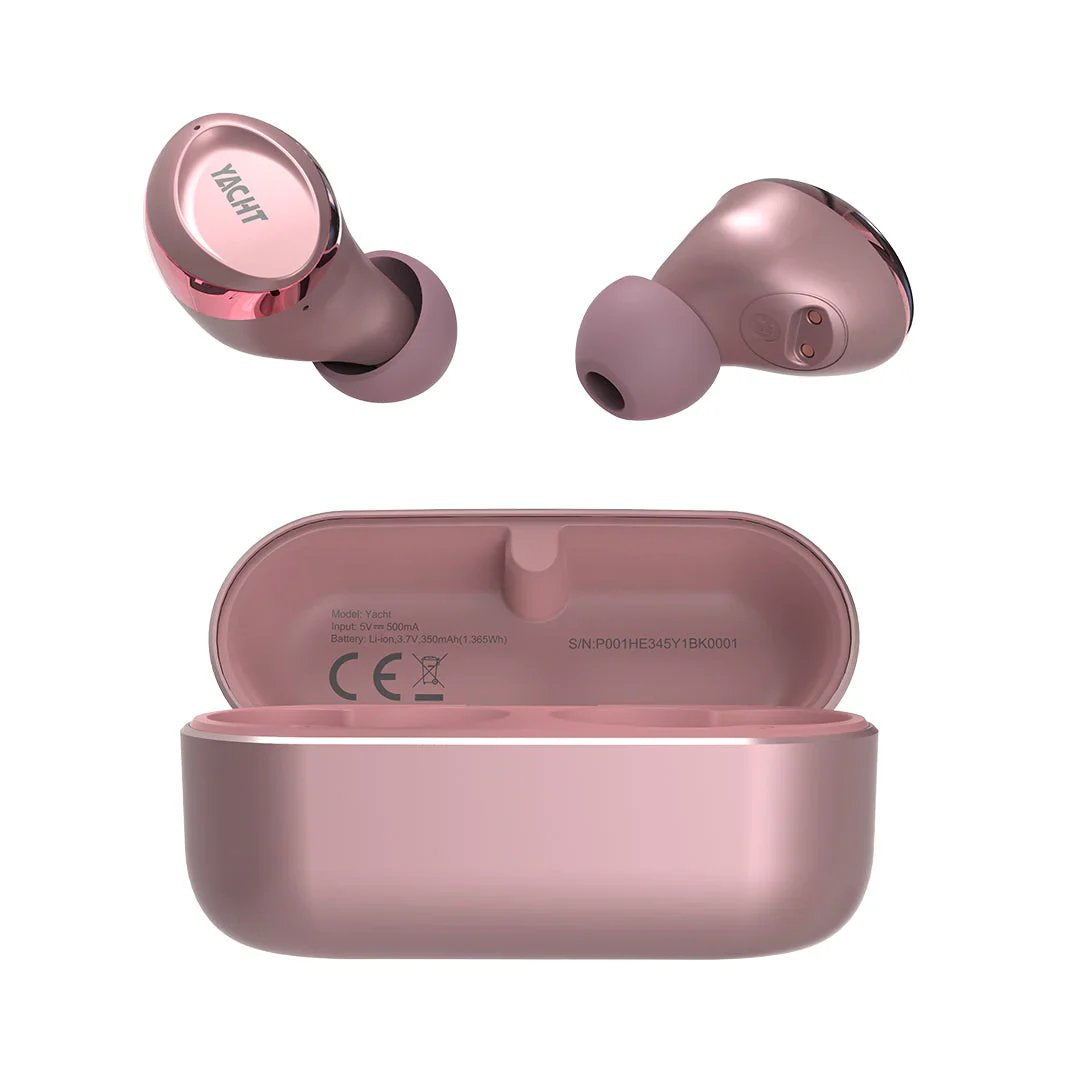 Auriculares Hifuture Yacht Tws Rosa Dorado Bluetooth