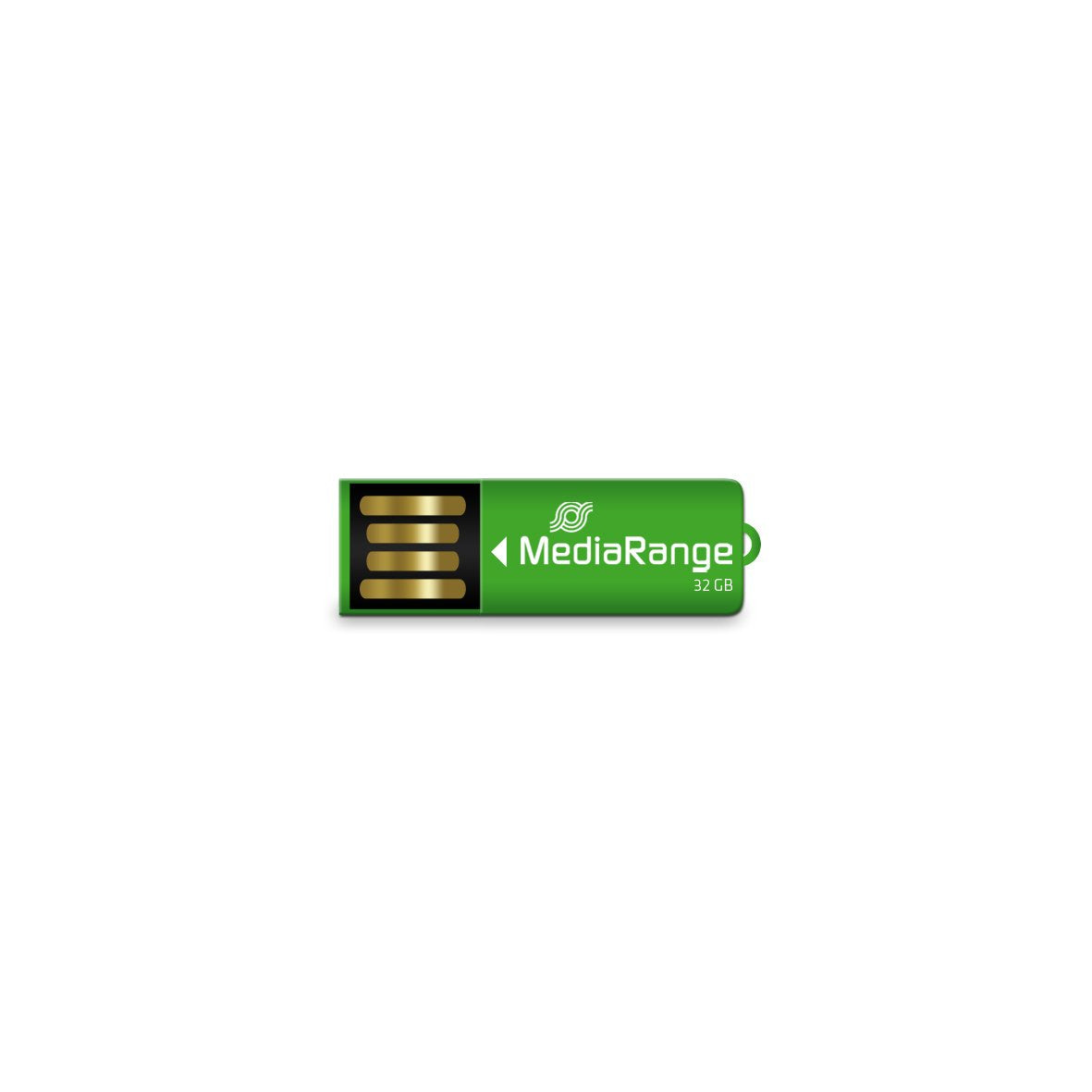Mediarange Usb Nanomick 32gb M. Klammerfunktion Verde