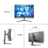 EAN 8712581805913 - Philips Evnia 5000 27M2C5200W/00 pantalla para PC 68,6 cm (27") 1920 x 1080 Pixeles Full HD LCD Gris imagen 3
