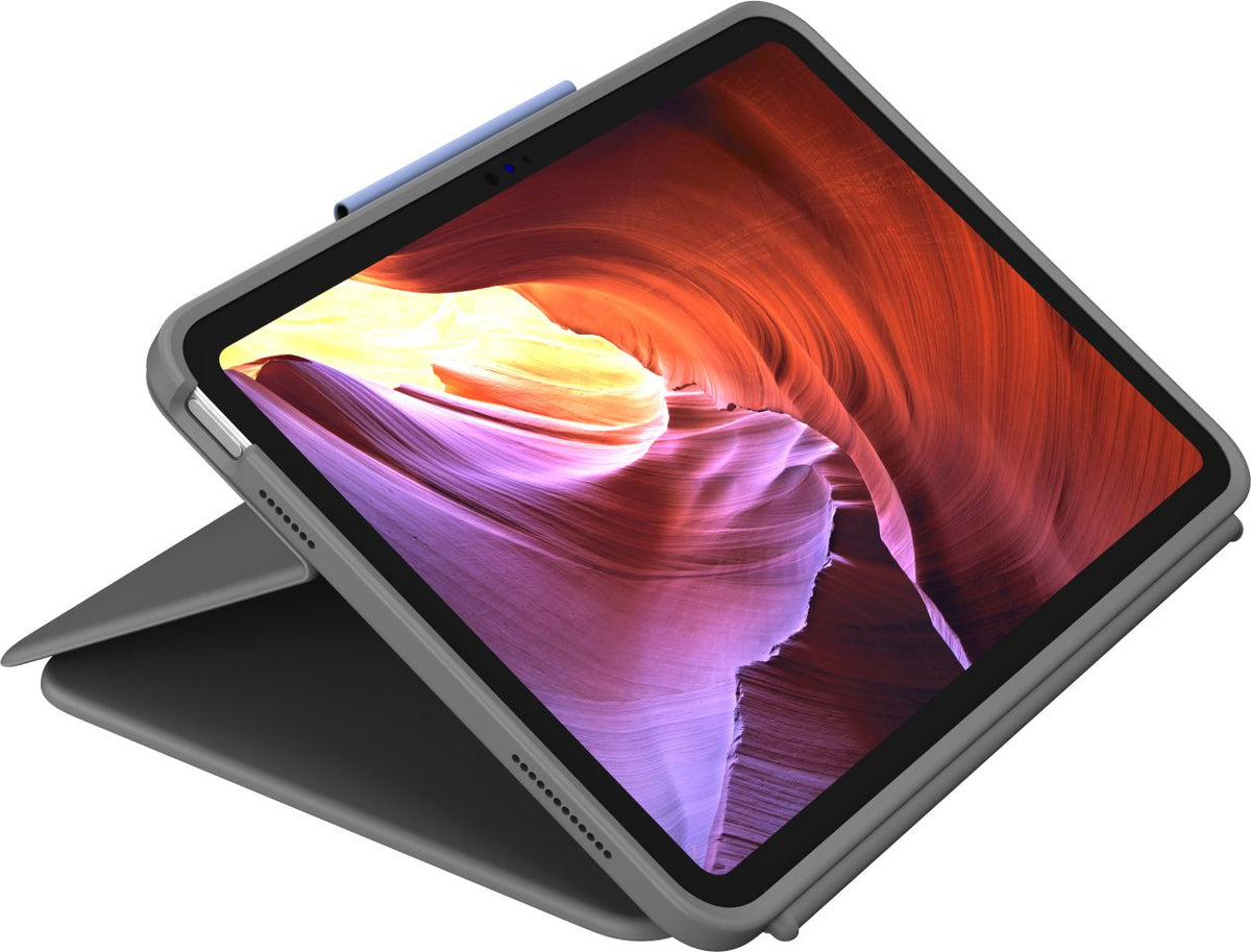 Funda Con Teclado Ingles Logitech Rugged Folio Grafito Smart Connector Qwerty Ee.Uu. Comp. Ipad (10th Gen) Model: A2696, A2757, A2777