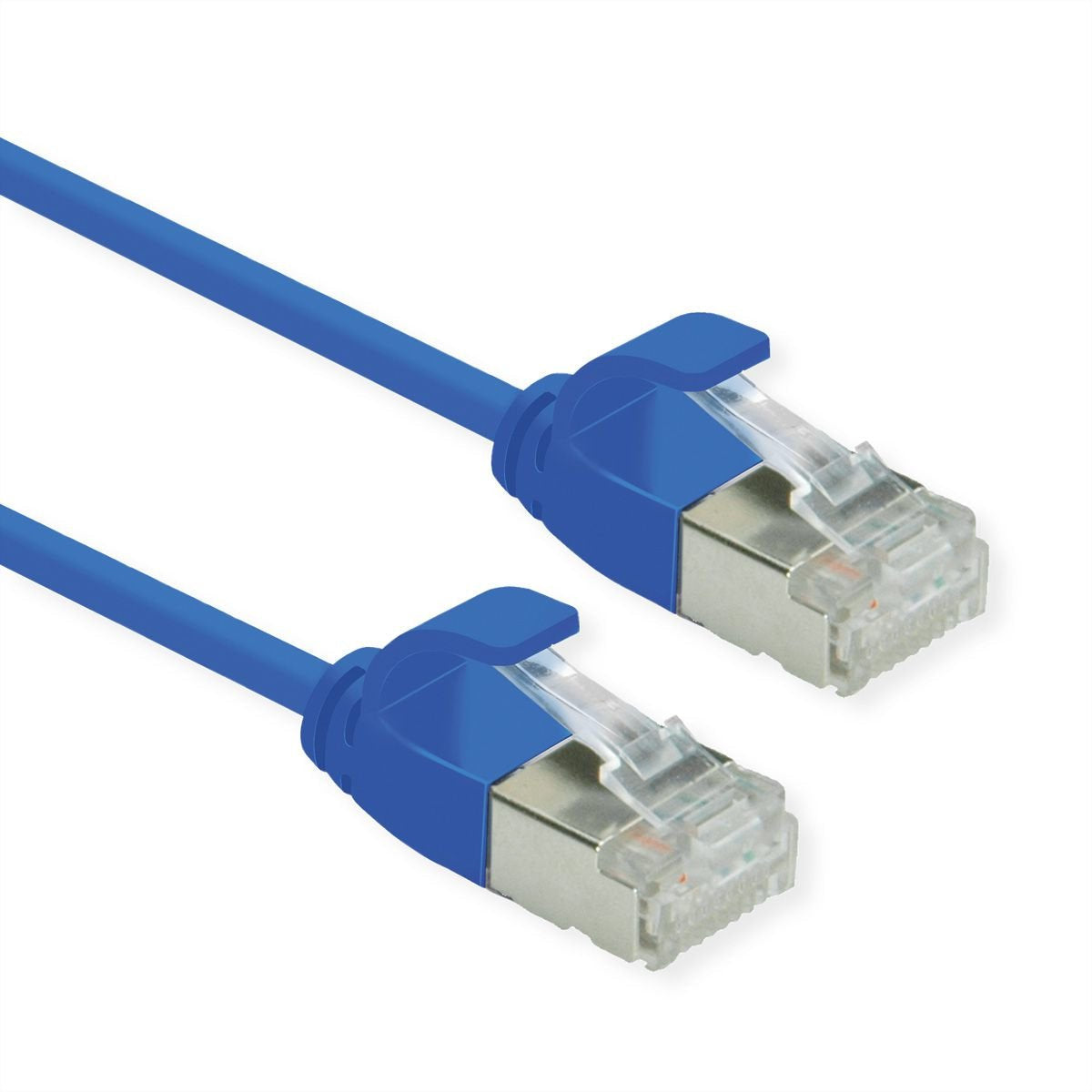 Roline U Ftp Datacenter Cable De Red Cat.6a (Class Ea), Lsoh, Slim, Blau, 0,5 M