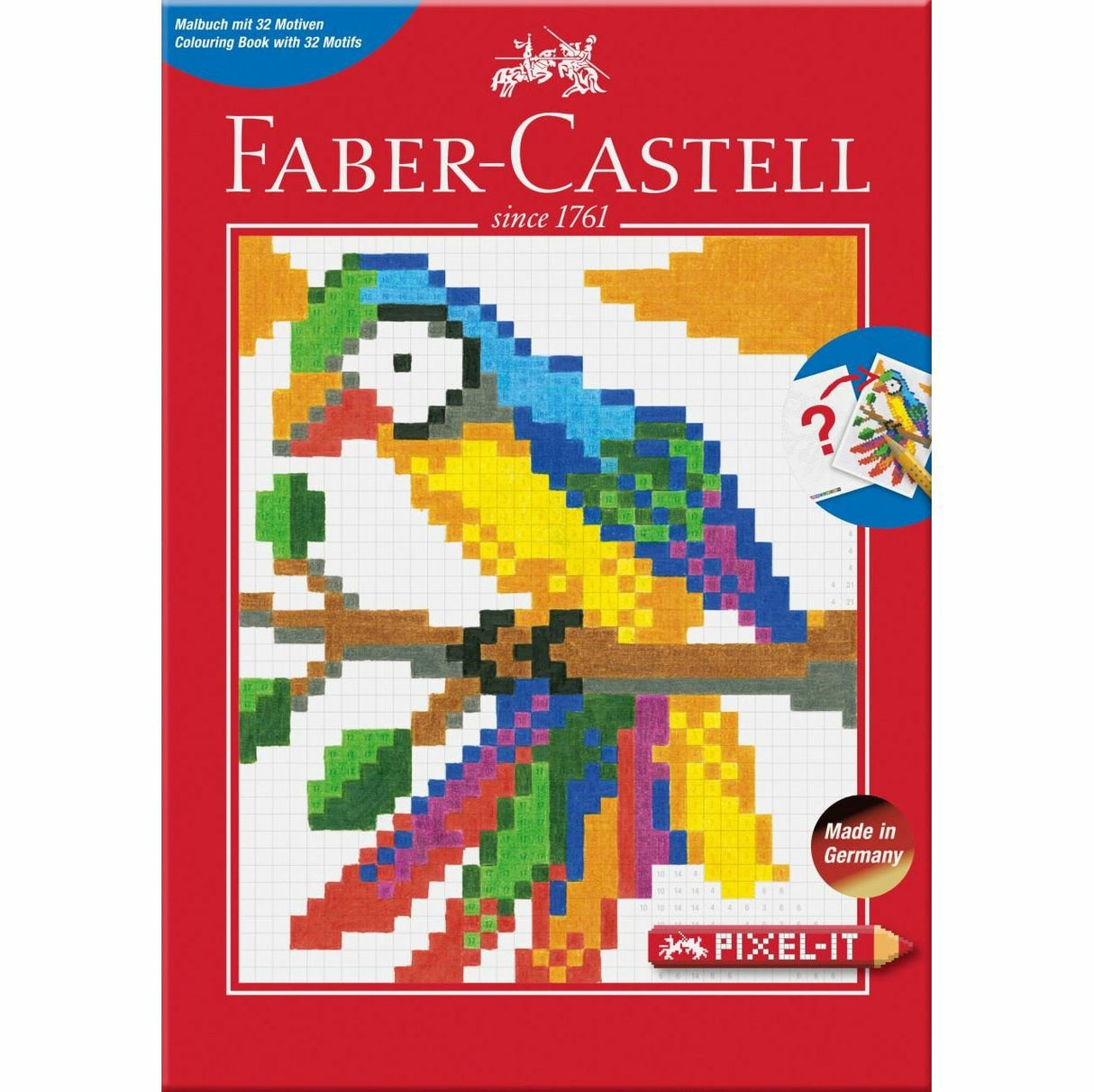 Faber-Camell Pixel-It Ausmalhch Con 32 Motiven