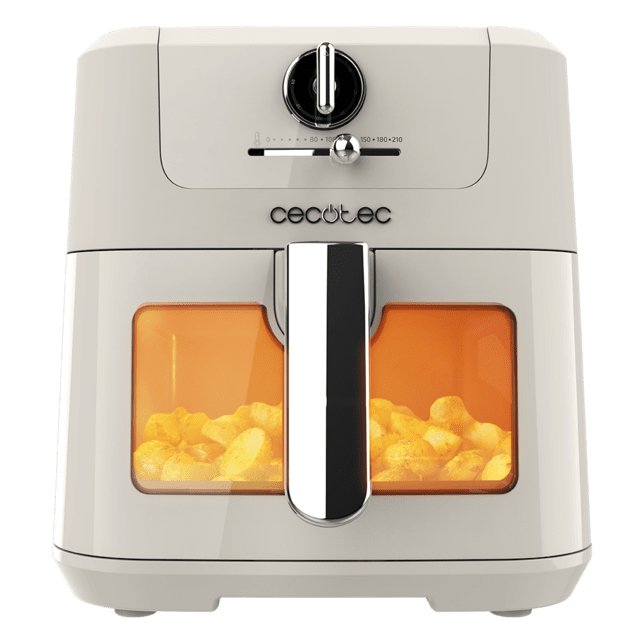 Cecotec Antique 5000 Window 5 L Independiente 1500 W Freidora De Aire Caliente Blanco