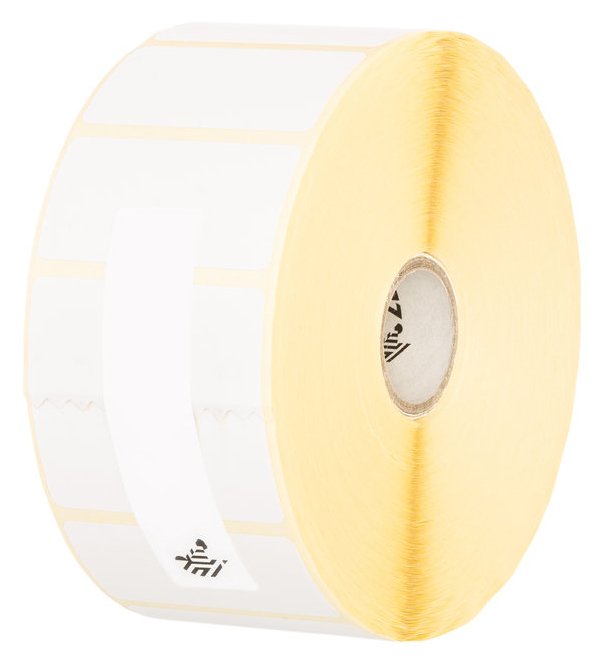 Zebra Z-Select 2000t - Mate - Adhesivo Acrílico Permanente - Revestido - Perforado - 57 X 19 Mm 31980 Etiqueta(En) (4 Rollo(N)