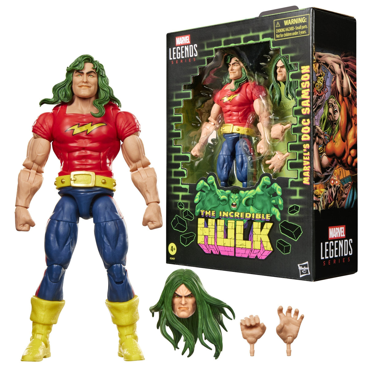 Figura Hasbro Marvel Legends Series The Incredible Hulk Marvel'S Doc Samson