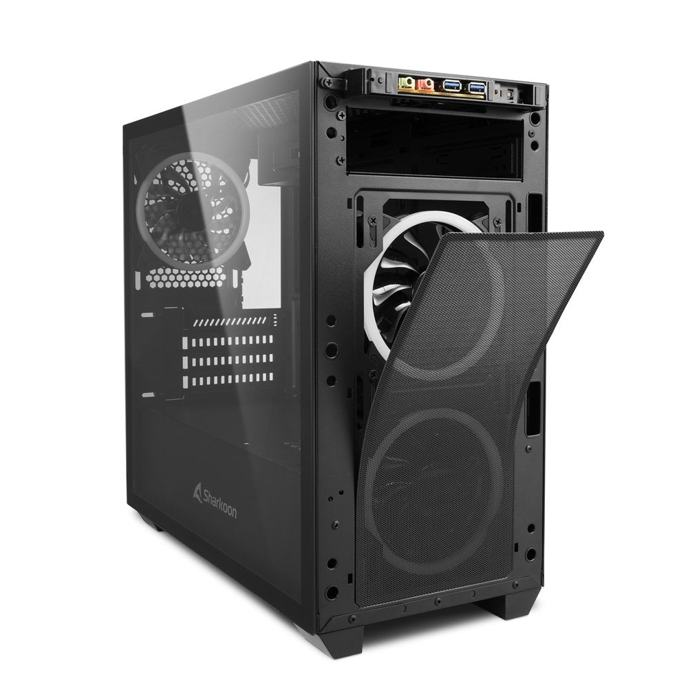 Caja Pc Sharkoon V1000 Matx 2xusb3.0 Sin Fuente Rgb