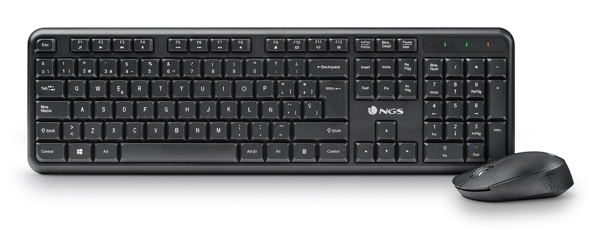 EAN 8435430627688 - NGS HARMONY KIT (QUERTY, IT) teclado Ratón incluido Universal RF inalámbrico QWERTY Italiano Negro imagen 2