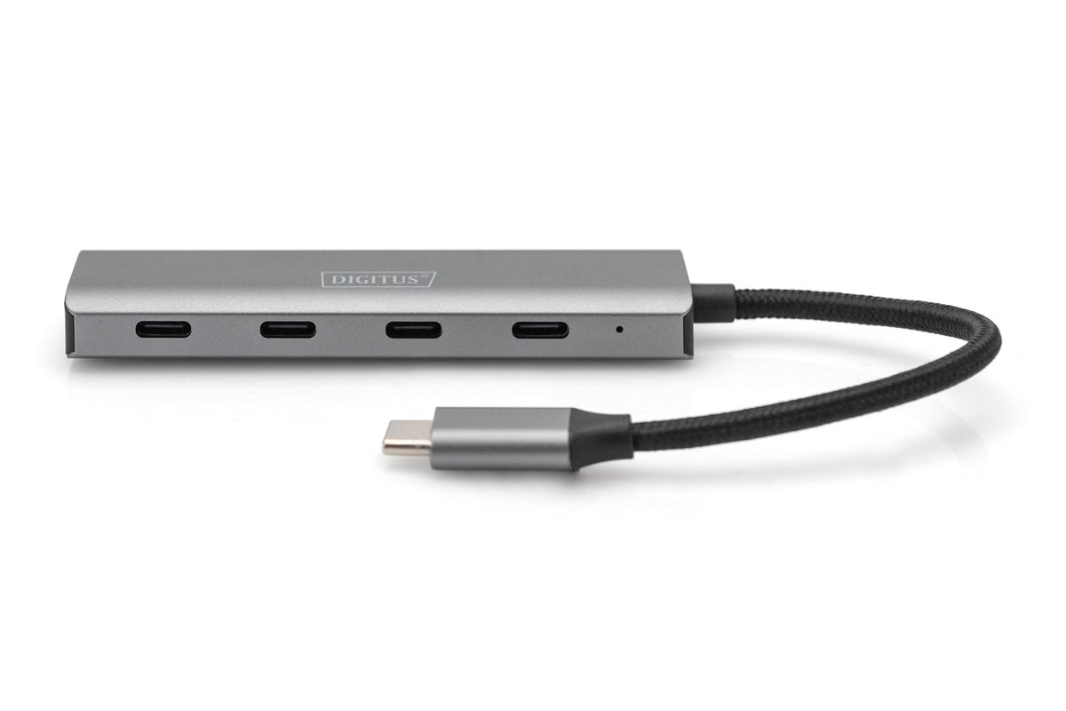 EAN 4016032485773 - Digitus DA-70246 hub de interfaz USB 3.2 Gen 1 (3.1 Gen 1) Type-C 5000 Mbit/s Gris imagen 3