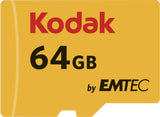 Kodak Msd 64gb U1 V10 W/Adaptador